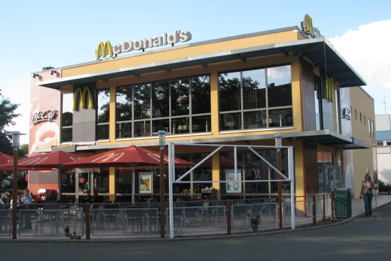 Das McDonald’s-Restaurant in Nürnberg (Röthensteig)