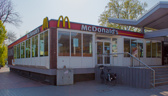 Das McDonald’s-Restaurant in Lippstadt (Rixbecker Straße)