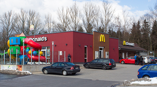 Das McDonald’s-Restaurant in Annaberg-Buchholz