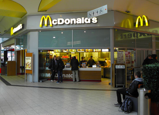 Das McDonald’s-Restaurant in Wolfenbüttel (Bahnhofstraße)