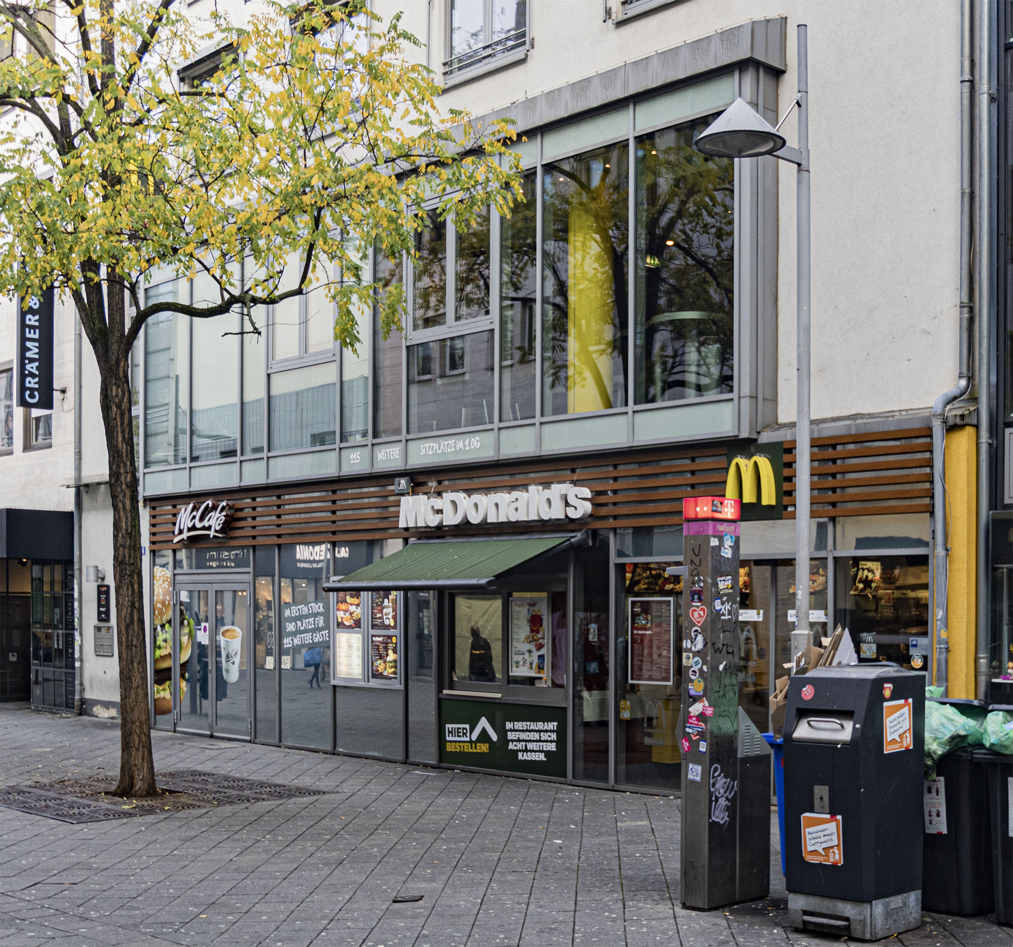 Das McDonald’s-Restaurant in Nürnberg (Breite Gasse II)