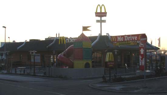 Das McDonald’s-Restaurant in Bretten