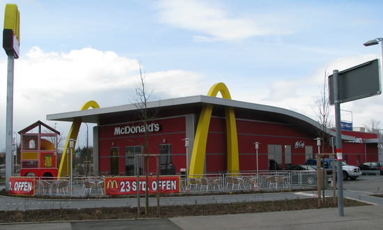 Das McDonald’s-Restaurant in Bamberg (Nürnberger Straße)