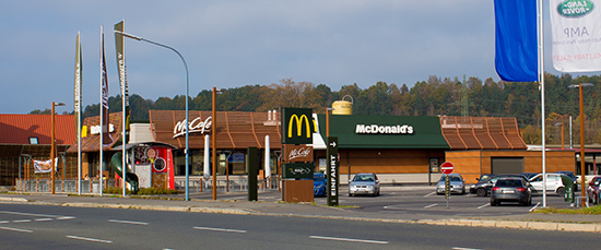 Das McDonald’s-Restaurant in Grafenwöhr