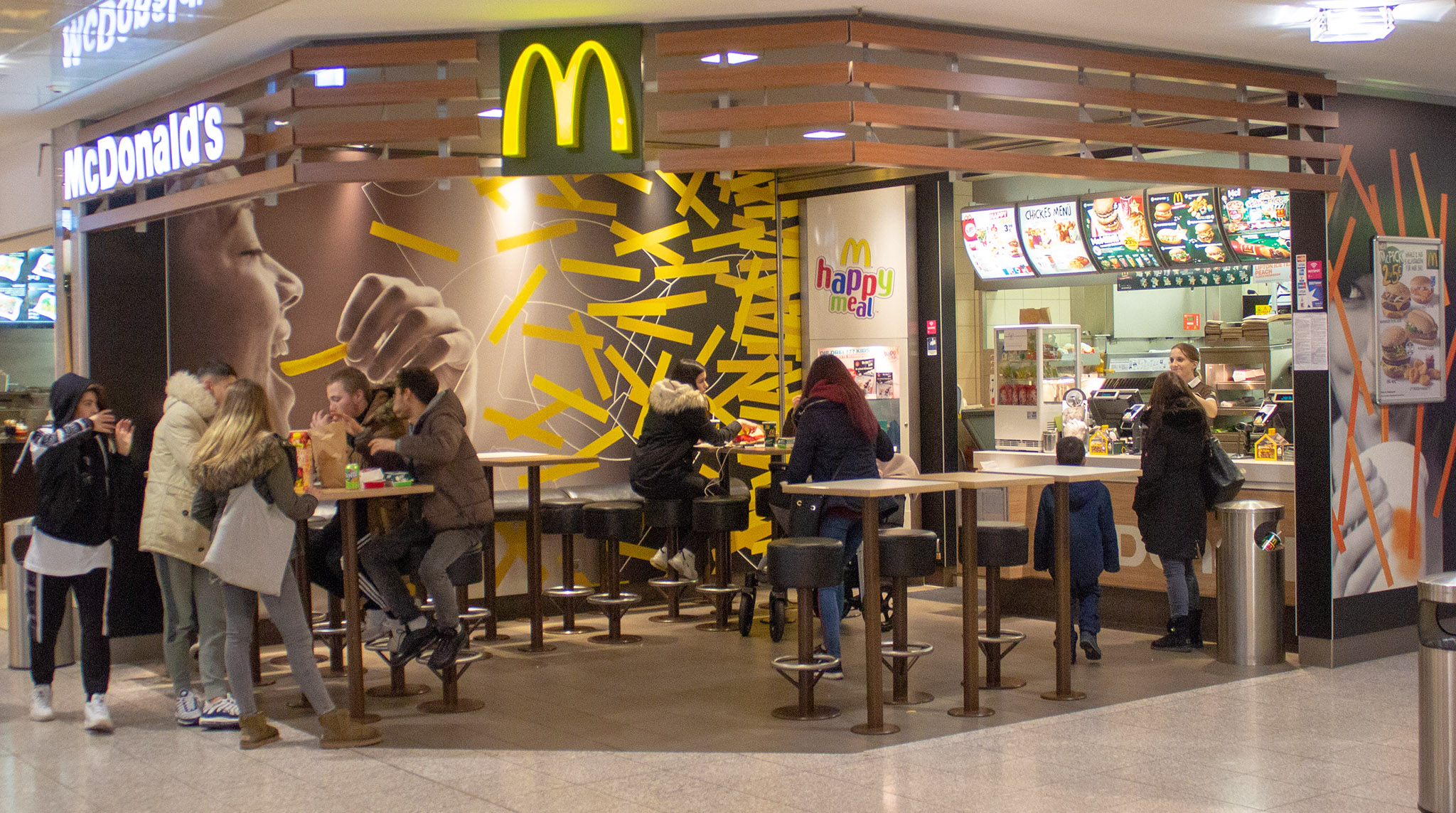 Das McDonald’s-Restaurant in Leonberg (Leonberger Straße)