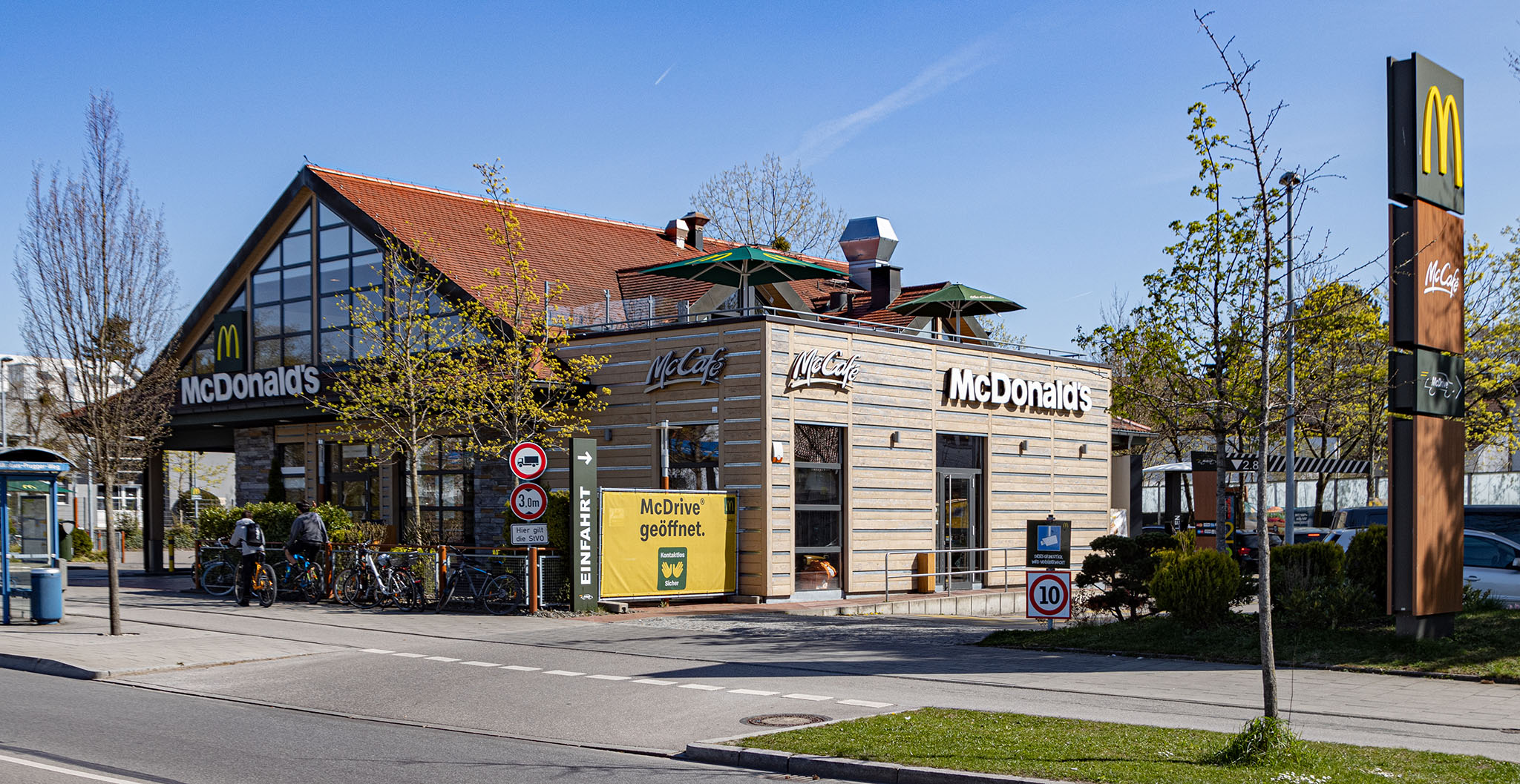 Das McDonald’s-Restaurant in München (Wasserburger Landstraße)