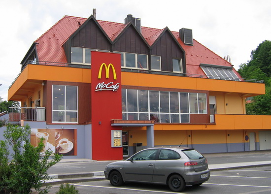 Das McDonald’s-Restaurant in Geiselwind