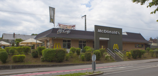 Das McDonald’s-Restaurant in Ingolstadt (Nürnberger Straße)