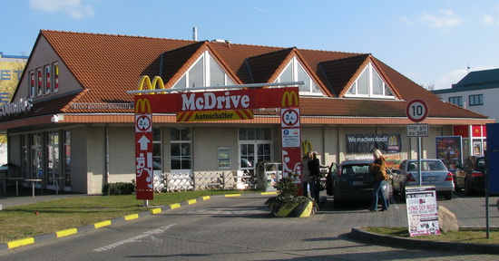 Das McDonald’s-Restaurant in Frankfurt am Main (Hanauer Landstraße)