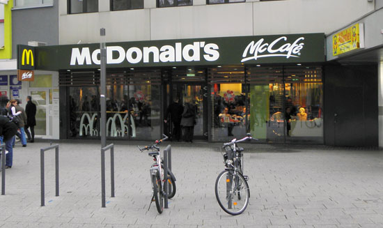 Das McDonald’s-Restaurant in Koblenz (Schloßstraße)