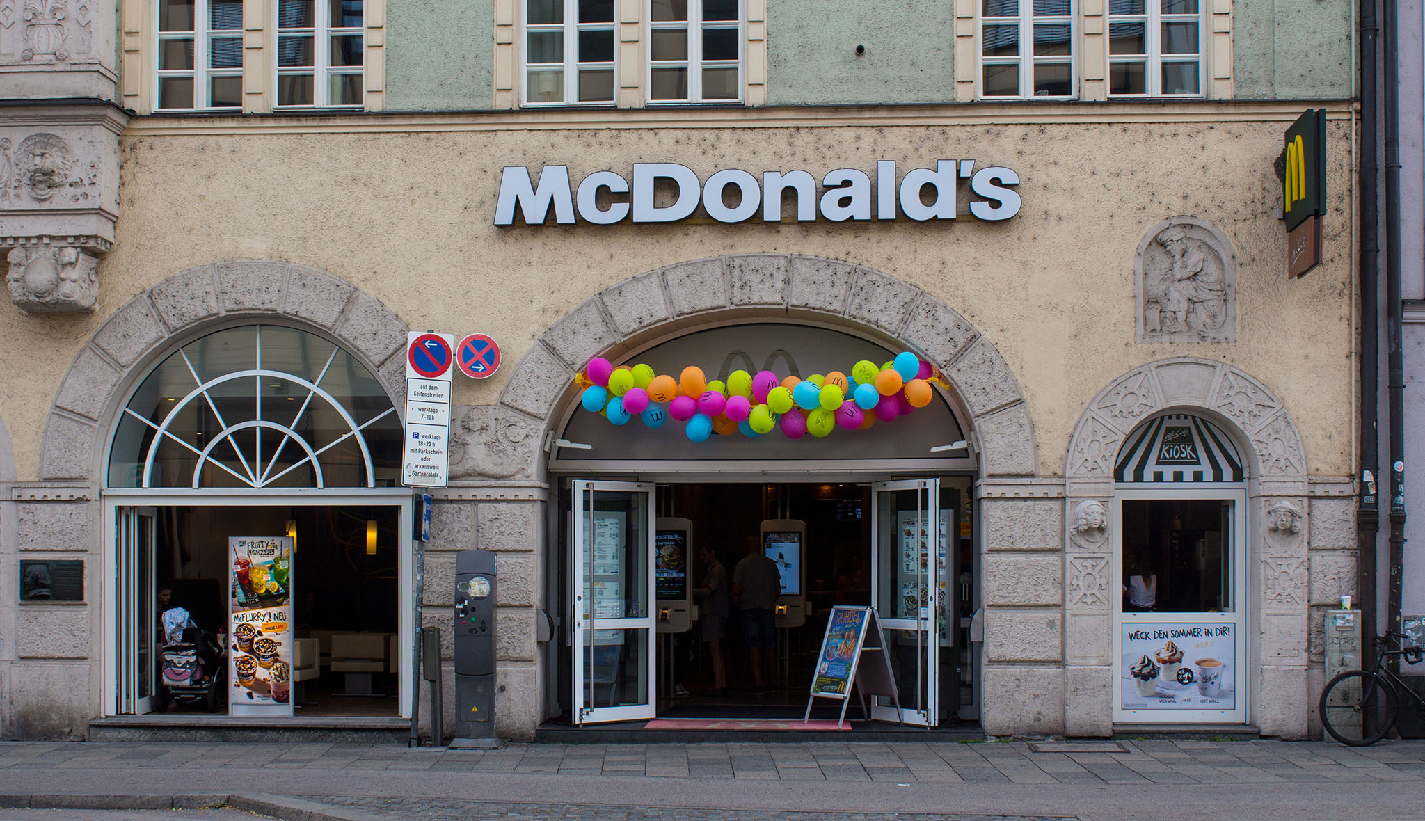 Das McDonald’s-Restaurant in München (Zweibrückenstraße)