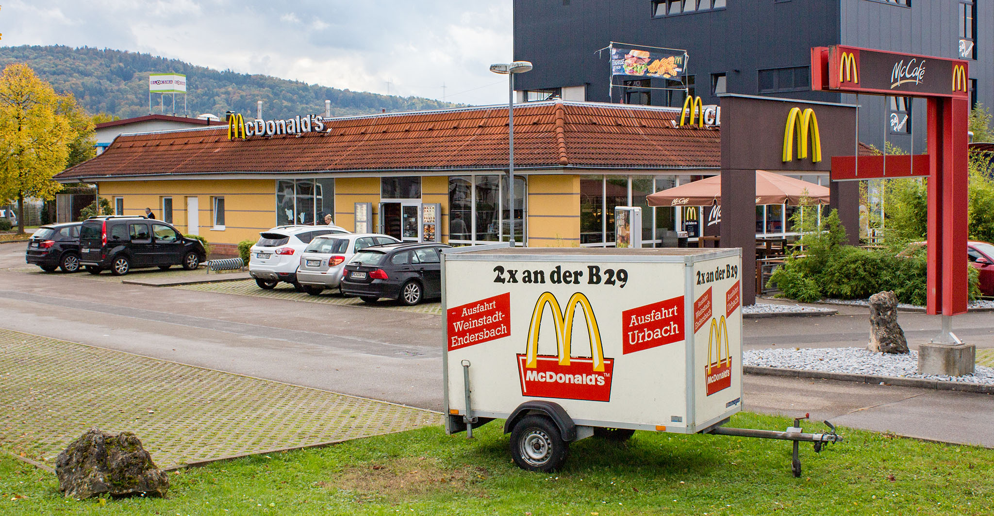 Das McDonald’s-Restaurant in Urbach
