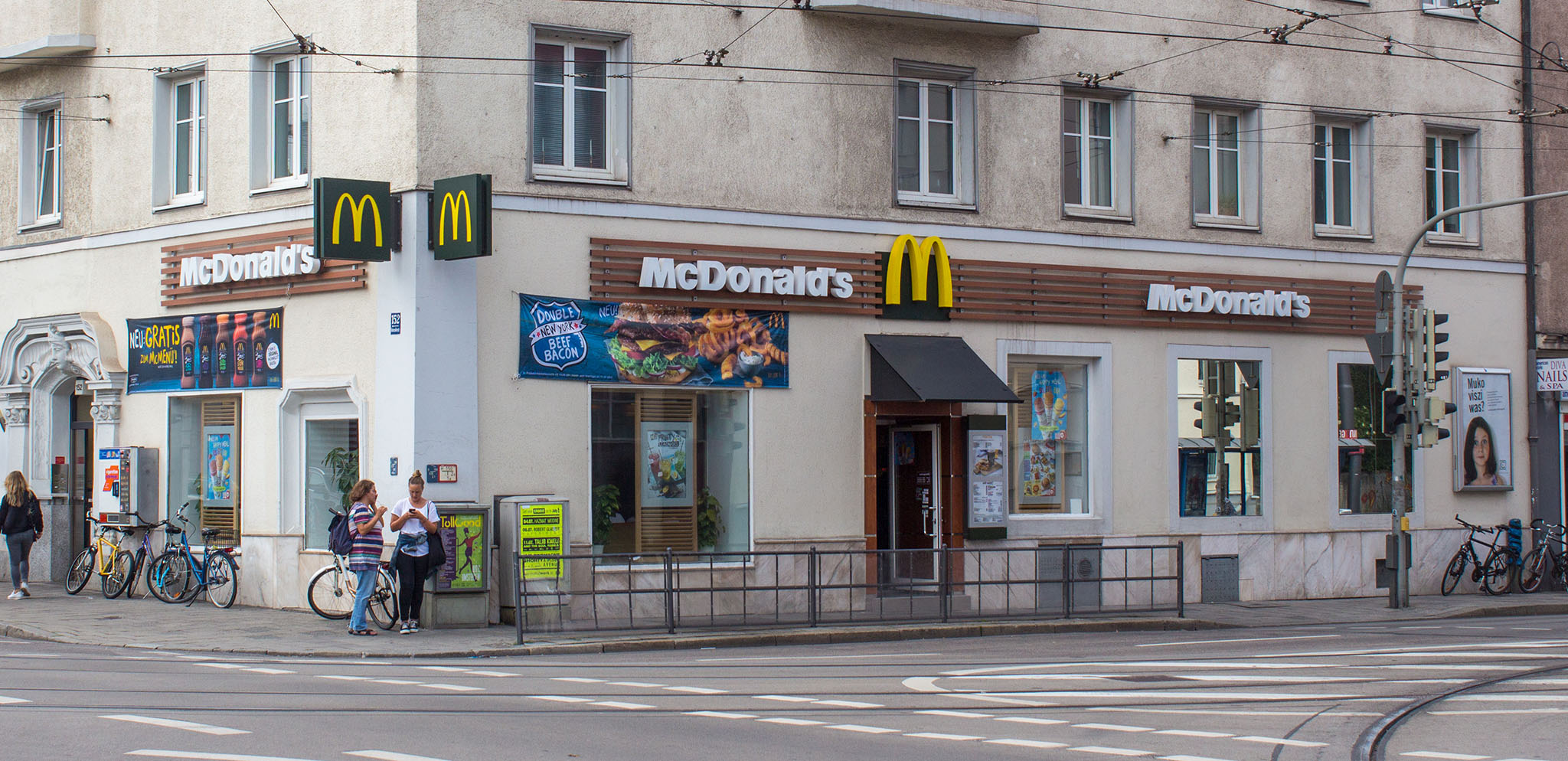 Das McDonald’s-Restaurant in München (Hohenzollernstraße)