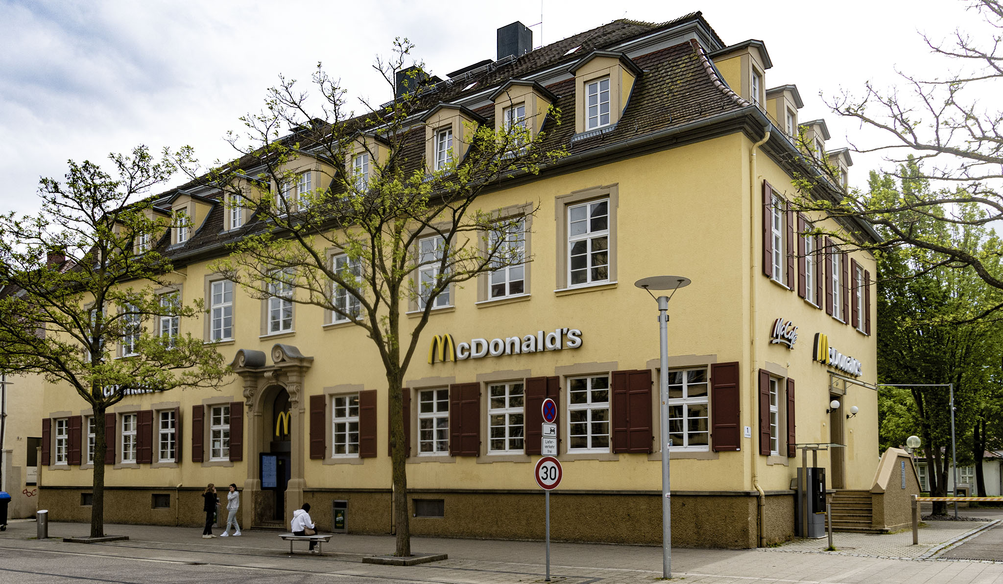 Das McDonald’s-Restaurant in Ludwigsburg (Arsenalplatz)