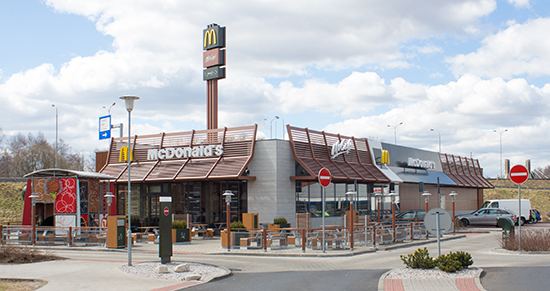 Das McDonald’s-Restaurant in Karlovy Vary (Dolní Kamenná)